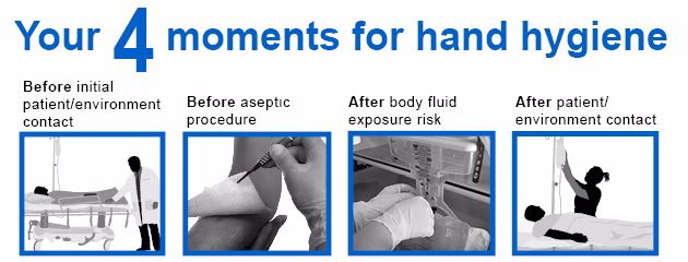 The 4 Moments of Hand Hygiene